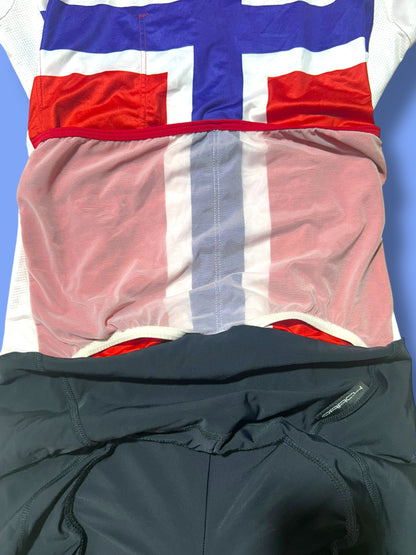 Race Suit Aerosuit Team Issued | Norway Uno-X| Pro Cycling Kit