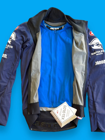 Deep Winter Jacket Long Sleeve Alpha RoS Super| Castelli | Quick-Step Soudal | Pro Cycling Kit