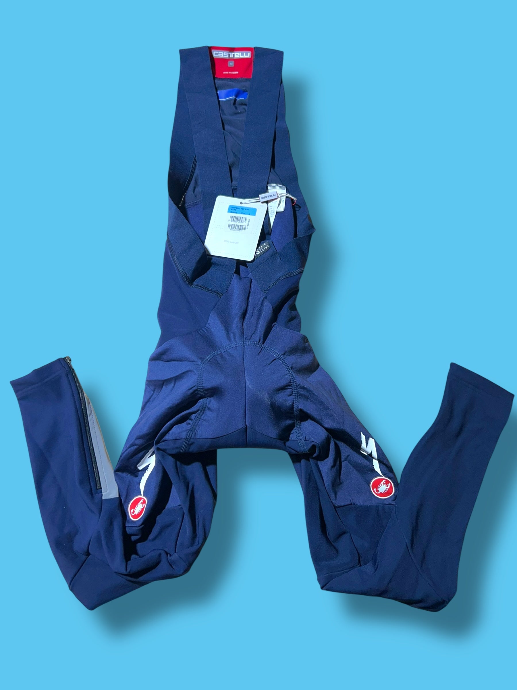 Sorpasso  Bib Tights RoS Winter Thermal Fleece | Castelli |  Soudal Quick-Step| Pro Cycling Kit