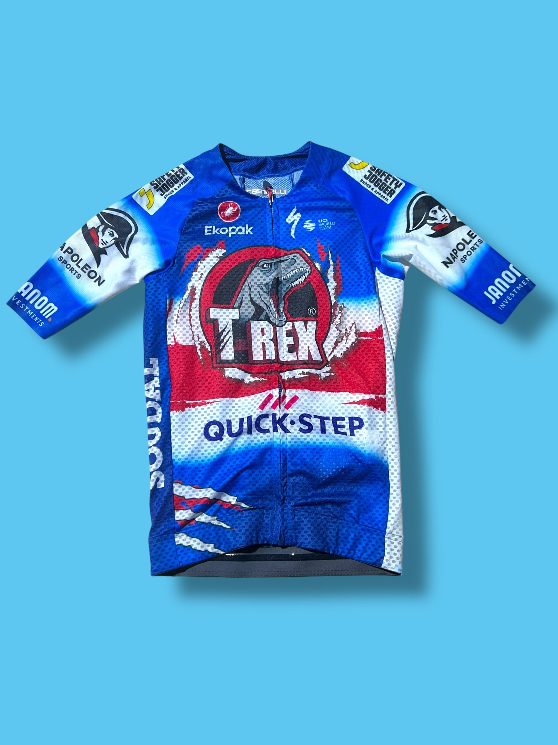 Aero Jersey T-Rex Race Lightweight Fast!  | Castelli |  Soudal Quick-Step| Pro Cycling Kit