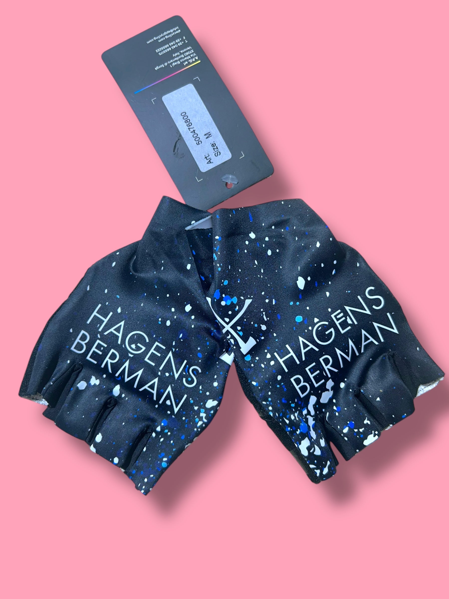Gloves Mitts Padded  Rider Issued |Hagens Bermans Ale| Pro Cycling Kit