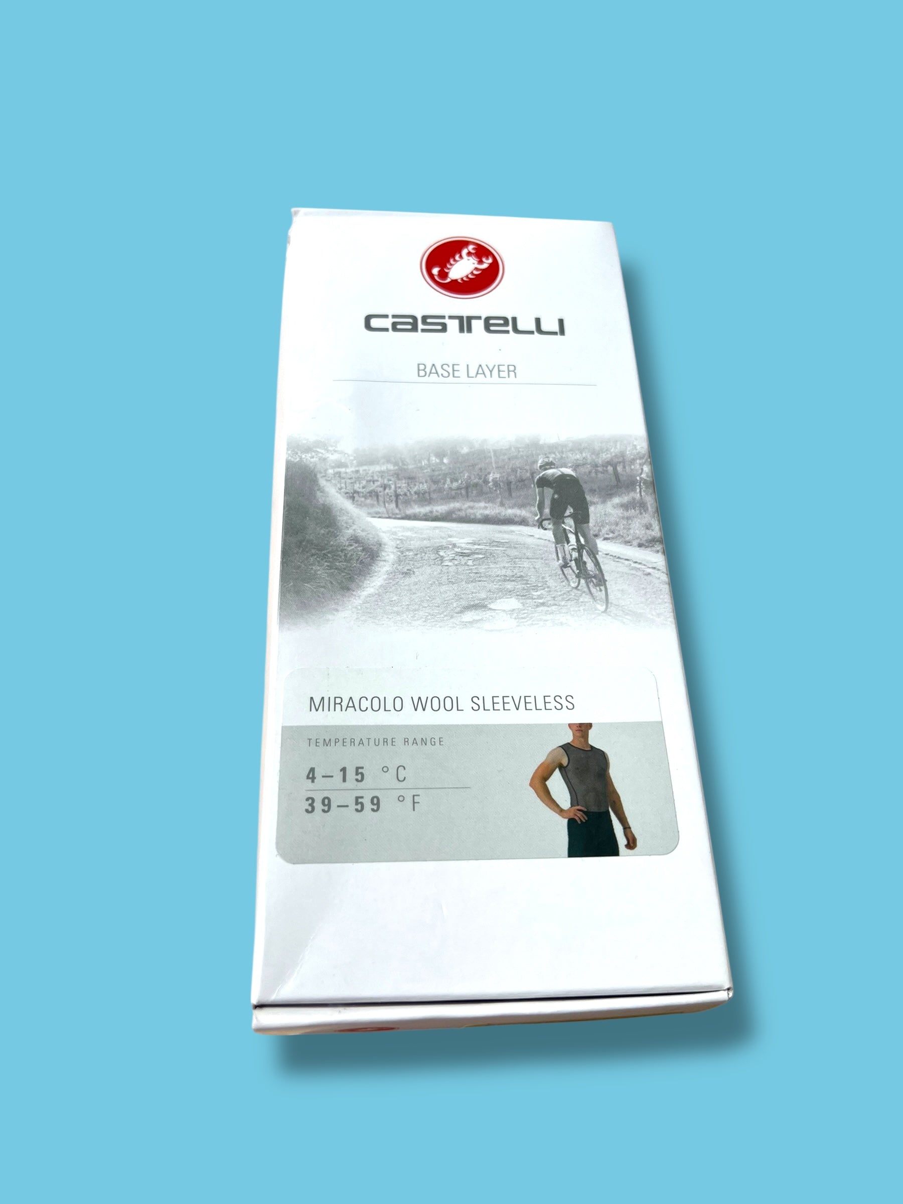 Base Layer Miracolo Wool Sleeveless Gilet Race Winter Packable Fast!  | Castelli |  Soudal Quick-Step| Pro Cycling Kit