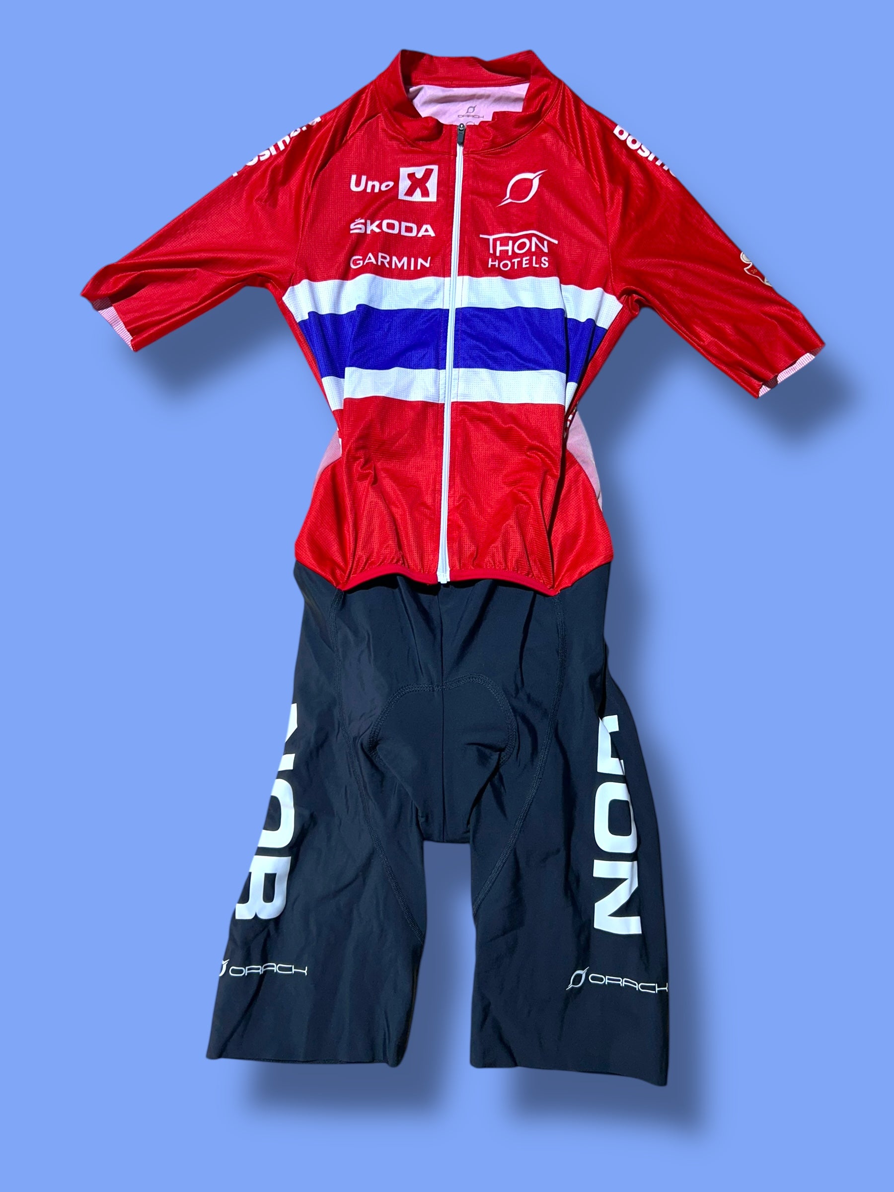 Race Suit Aerosuit Team Issued | Norway Uno-X| Pro Cycling Kit