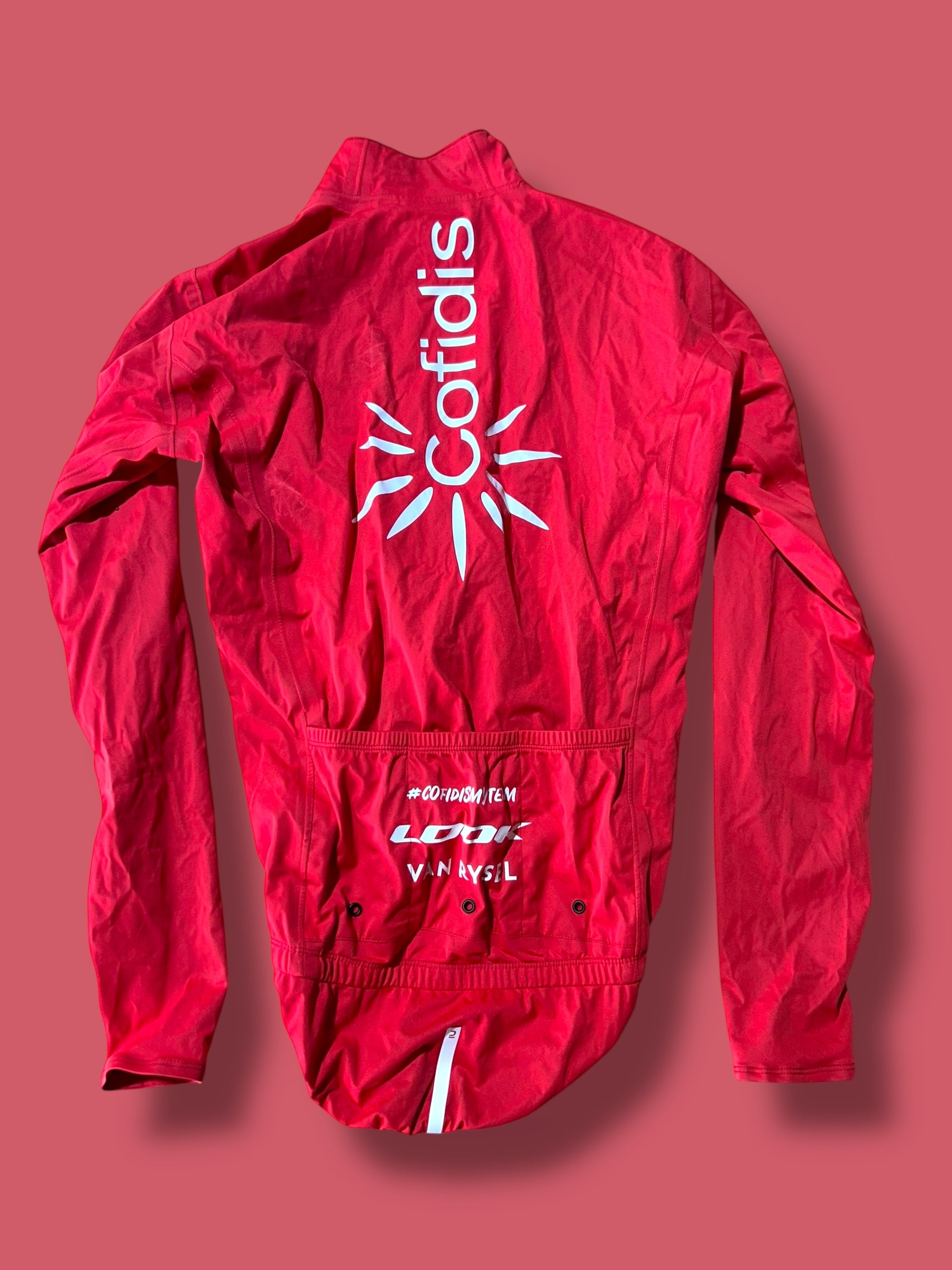 Rain Jacket Packable  Rider Issued Winter WIndstopper|  Van Rysel |  Cofidis| Pro Cycling Kit