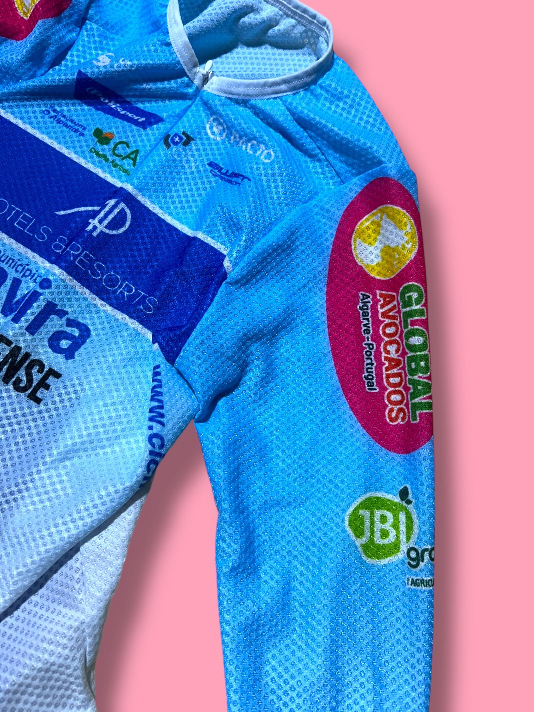 TT Suit Time Trial Aerosuit Rider Issued |APHotels and Resorts - Tavira Portugal| Pro Cycling Kit