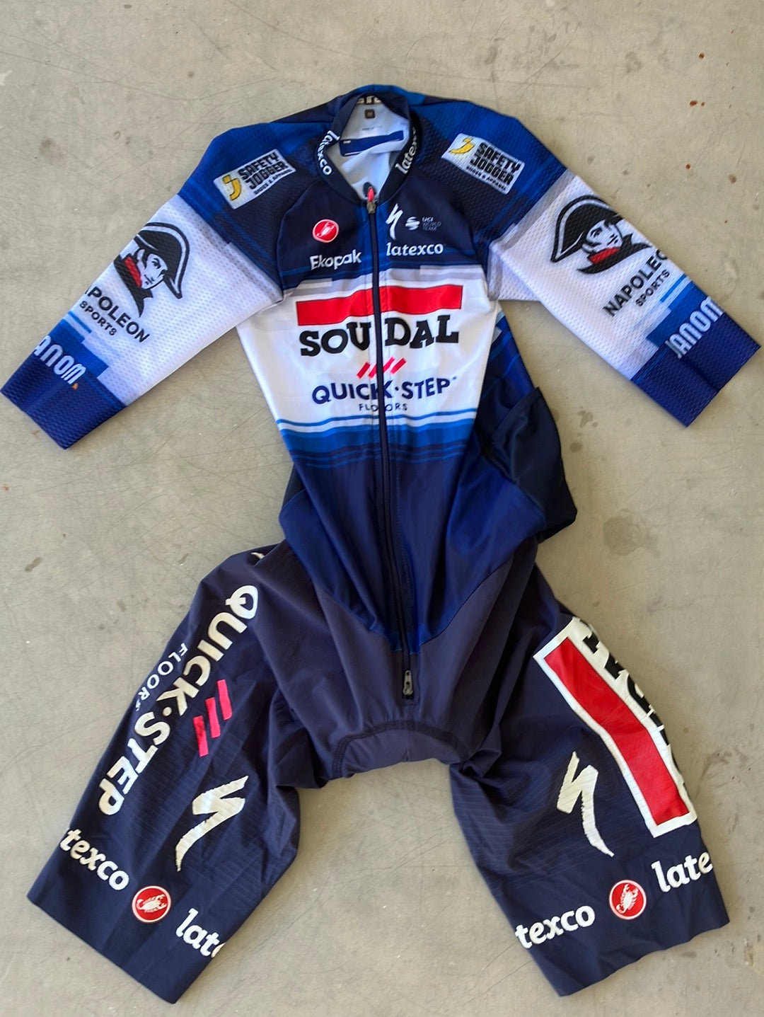 Race Suit BTW SpeedSuit | Castelli | Soudal Quick-Step | Pro Team Cycl ...