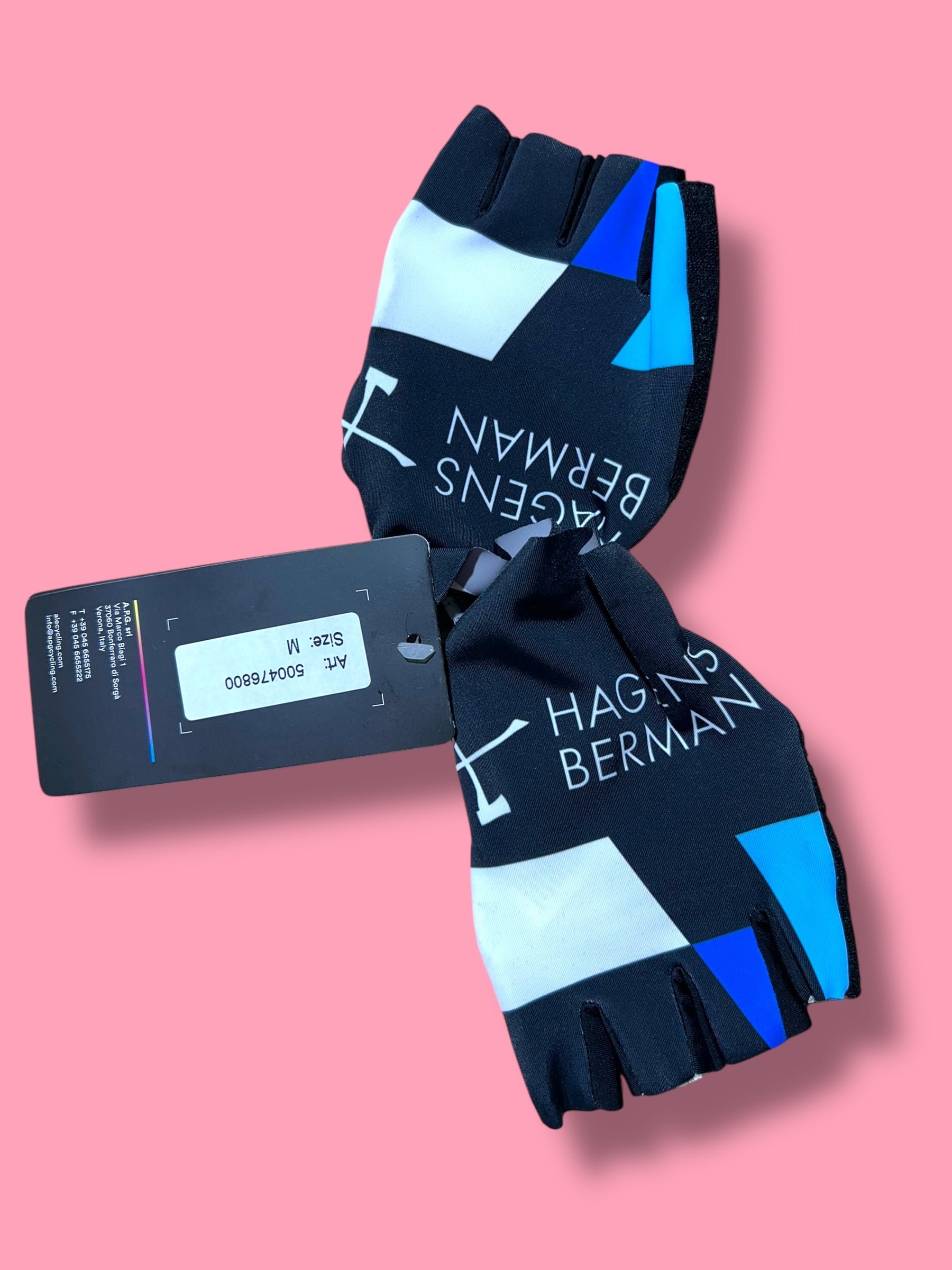 Gloves Mitts Padded  Rider Issued |Hagens Bermans Ale| Pro Cycling Kit