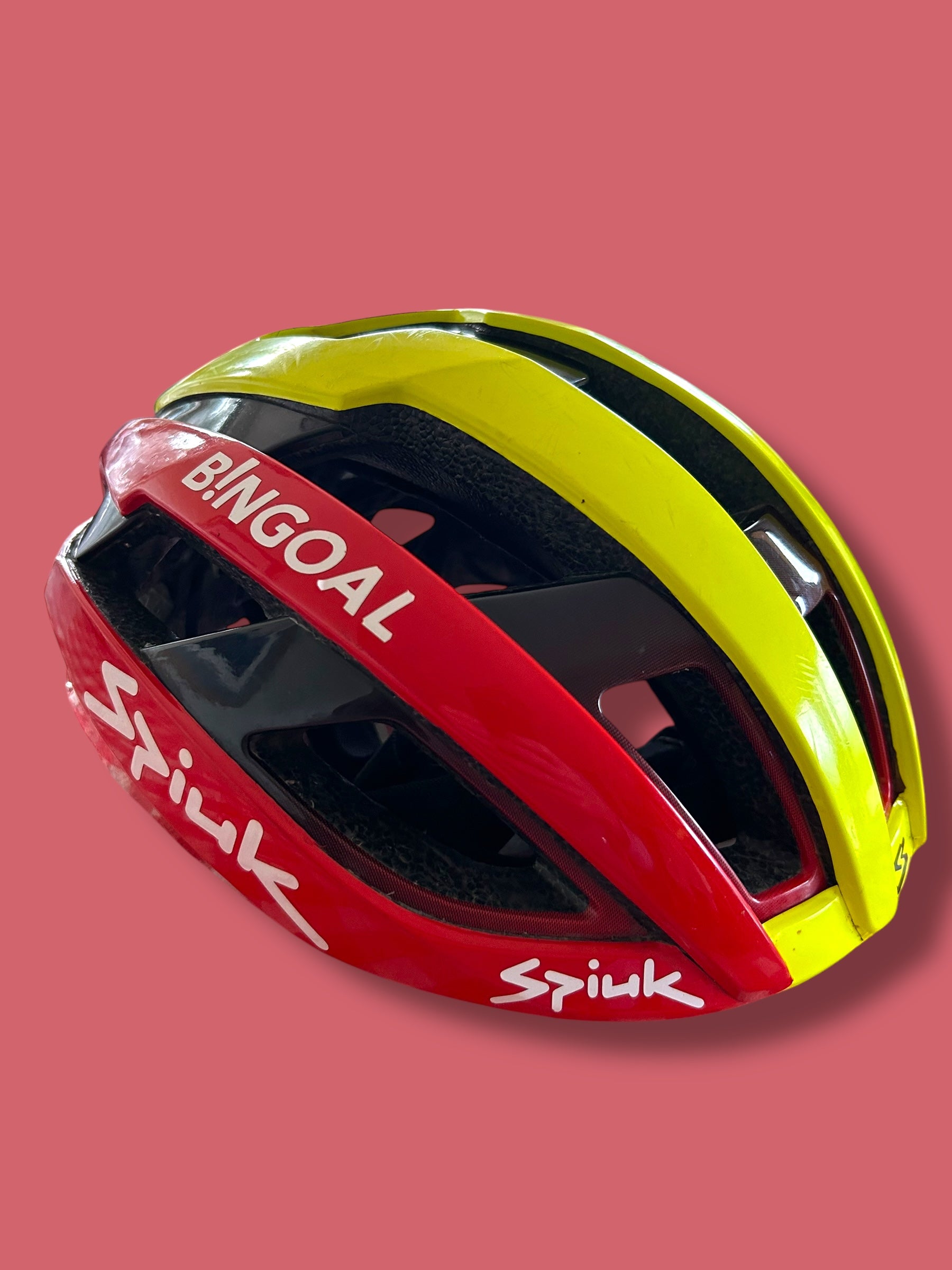 Spiuk Helmet Team Rider Issued| Bingoal Spiuk| Pro Cycling Kit