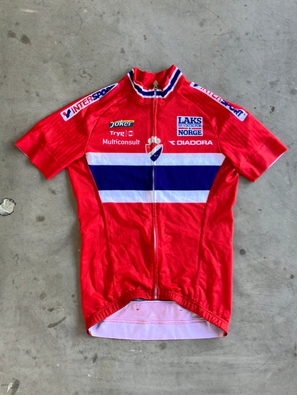 Short Sleeve Jersey | Diadora | Norway National Team | Pro Cycling Kit