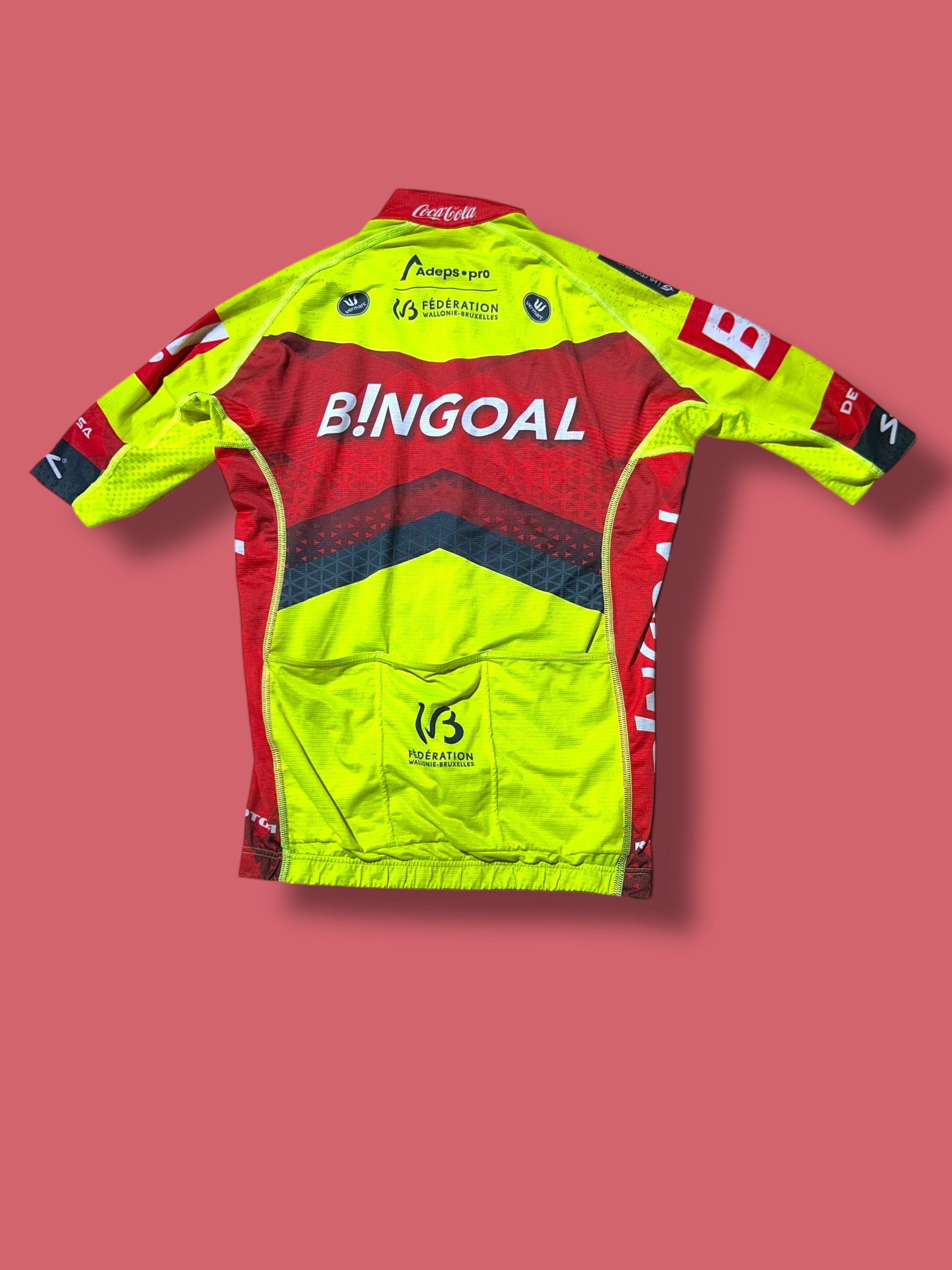 Aero Jersey Team Rider Issued| Bingoal Vermarc| Pro Cycling Kit