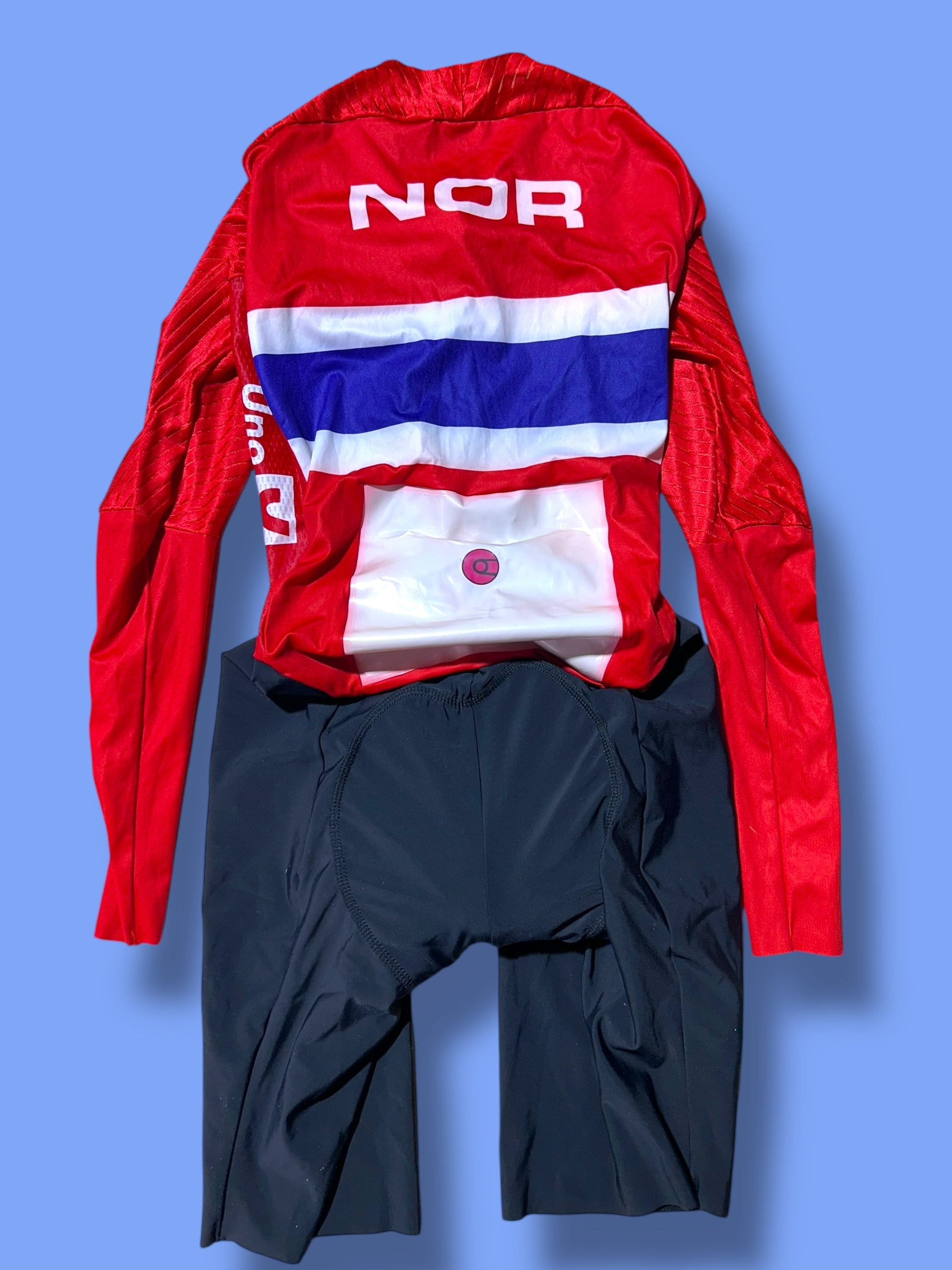 TT Suit Time Trial Aerosuit Team Issued | Norway Uno-X| Pro Cycling Kit