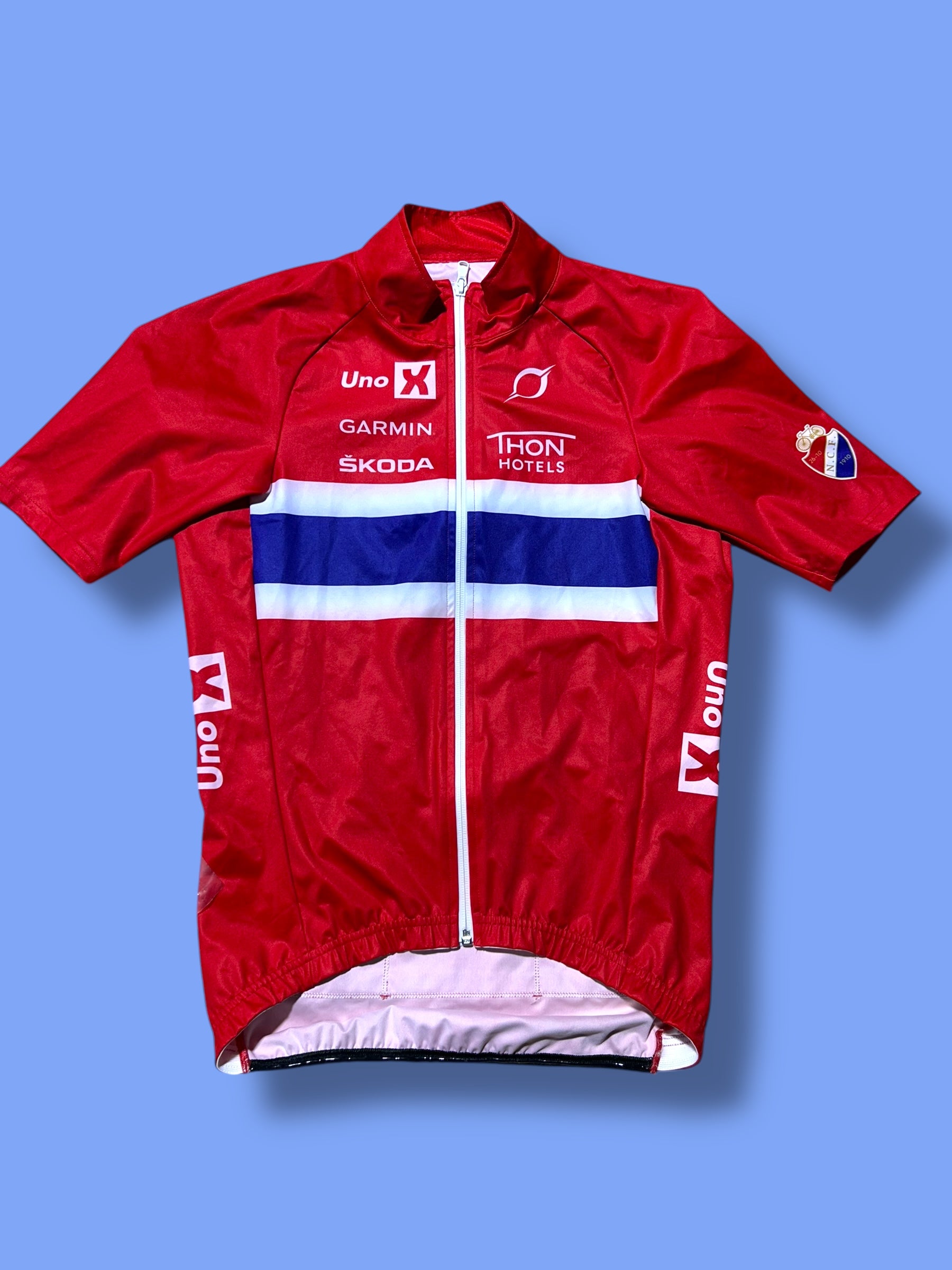 Short Sleeve Gabba Winter Thermal Windproof Water Resistant  Jersey   | Norway Uno-X| Pro Cycling Kit