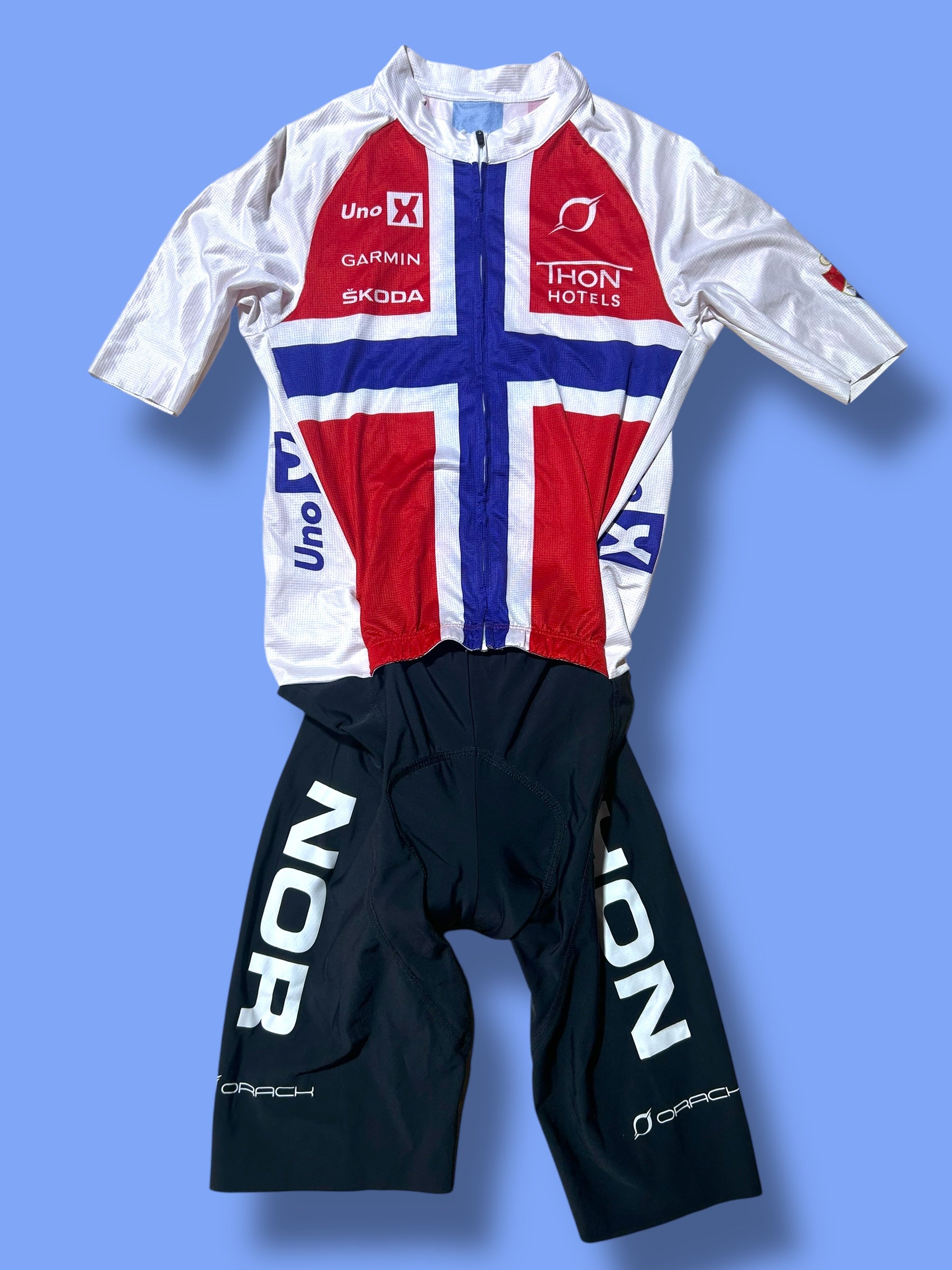 Race Suit Aerosuit Team Issued | Norway Uno-X| Pro Cycling Kit
