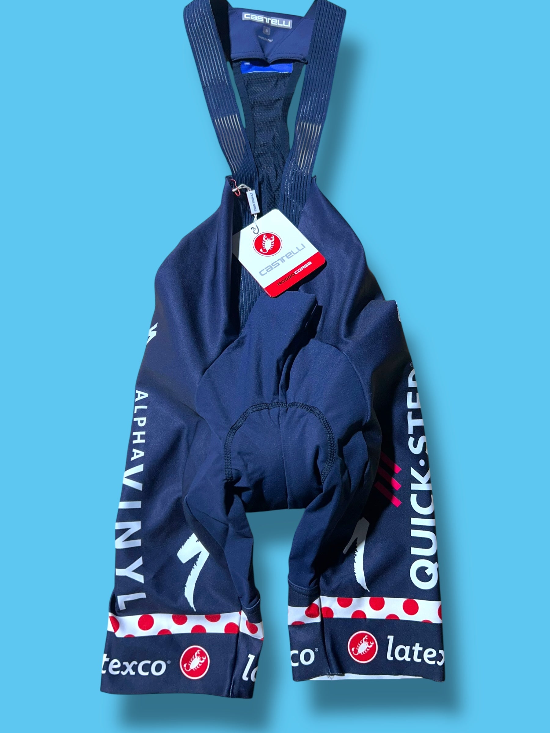 Aero RC Bib Shorts Bibs Tour de France Polka Dot Jersey  | Castelli |  Soudal Quick-Step| Pro Cycling Kit