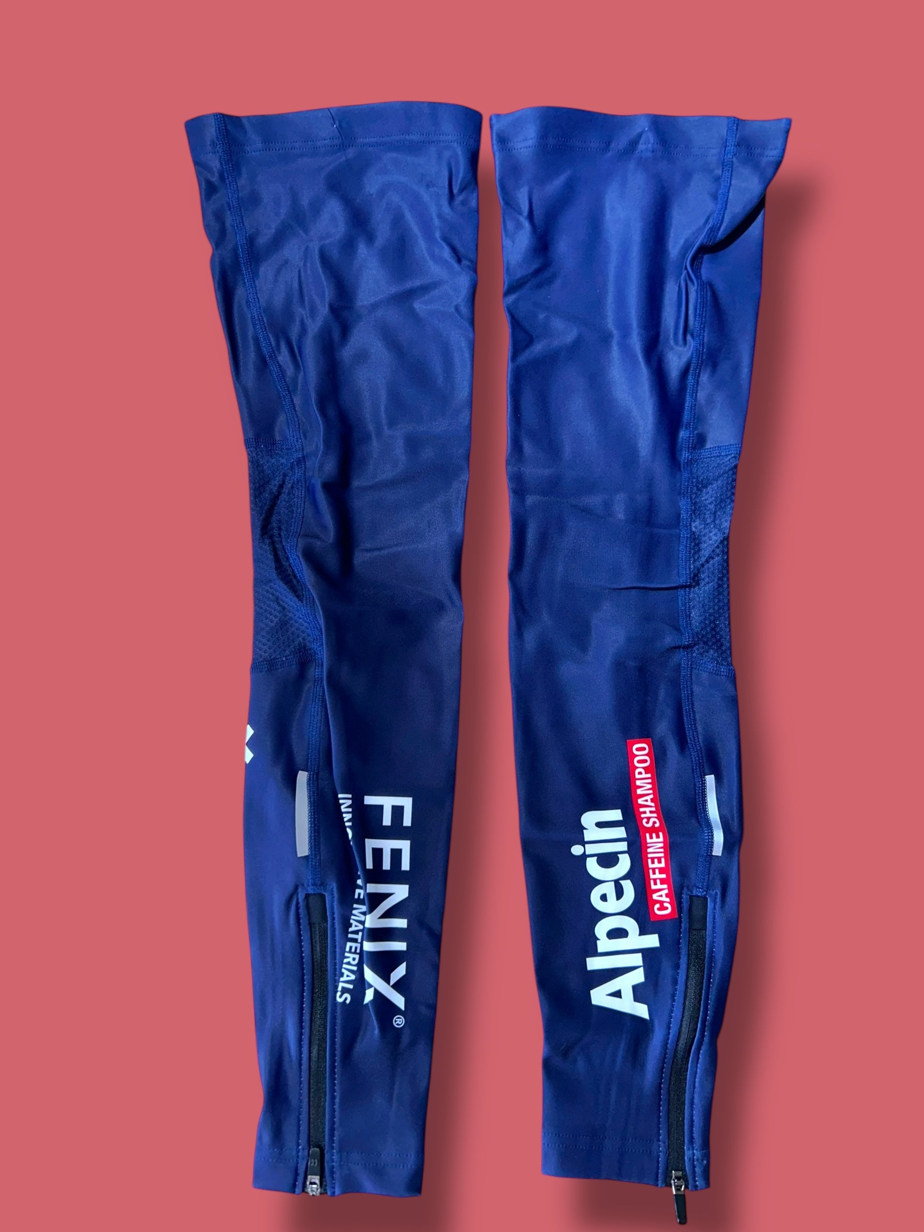 Leg  Warmers Waterproof  Thermal Fleece Rider Race Issued  | Alpecin Deceuninck Kalas| Pro Cycling Kit