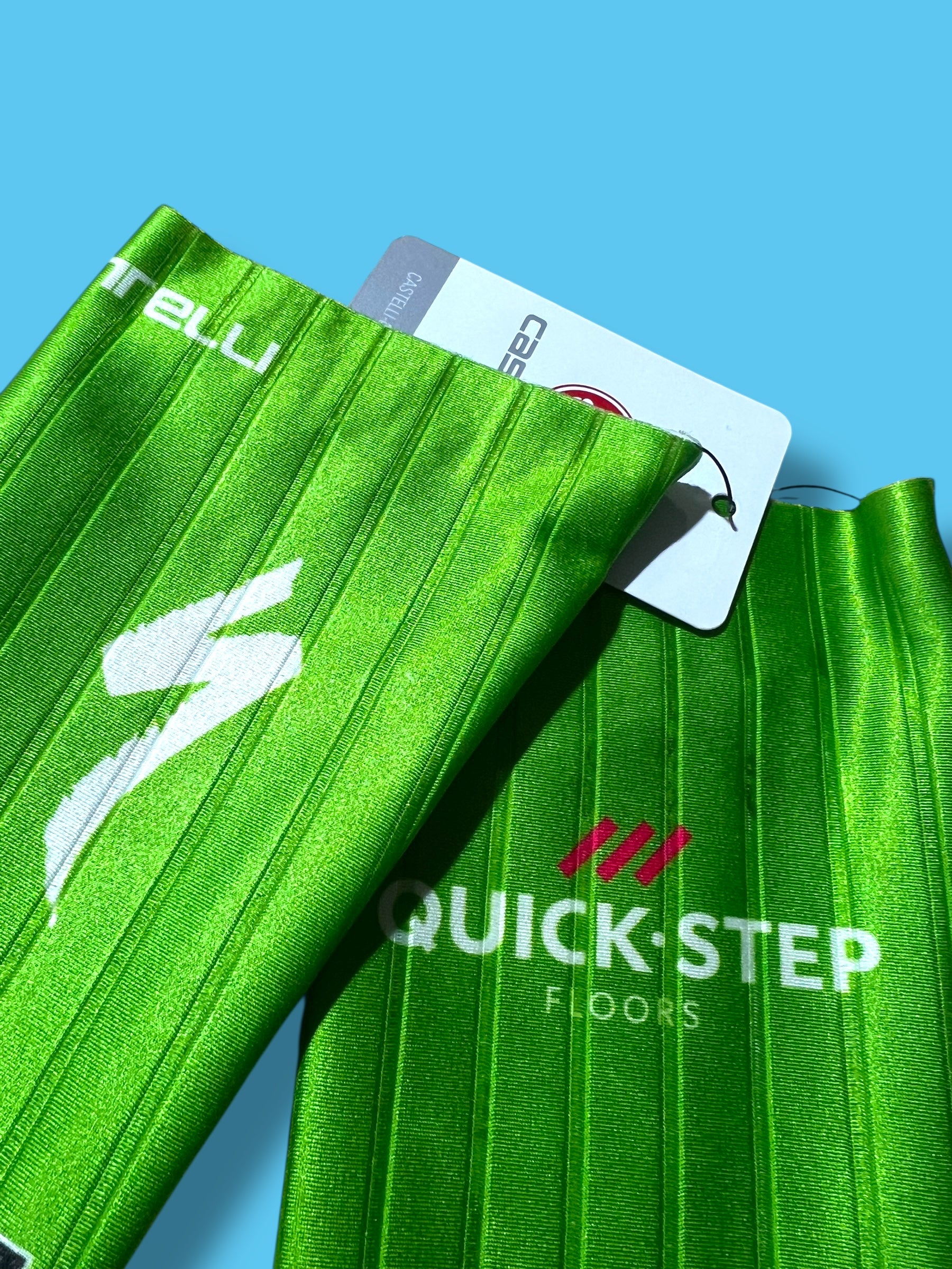 Aero Socks Tour de France Sprinters Jersey  Fast Feet Race Rosso Corso   | Castelli |  Soudal Quick-Step| Pro Cycling Kit