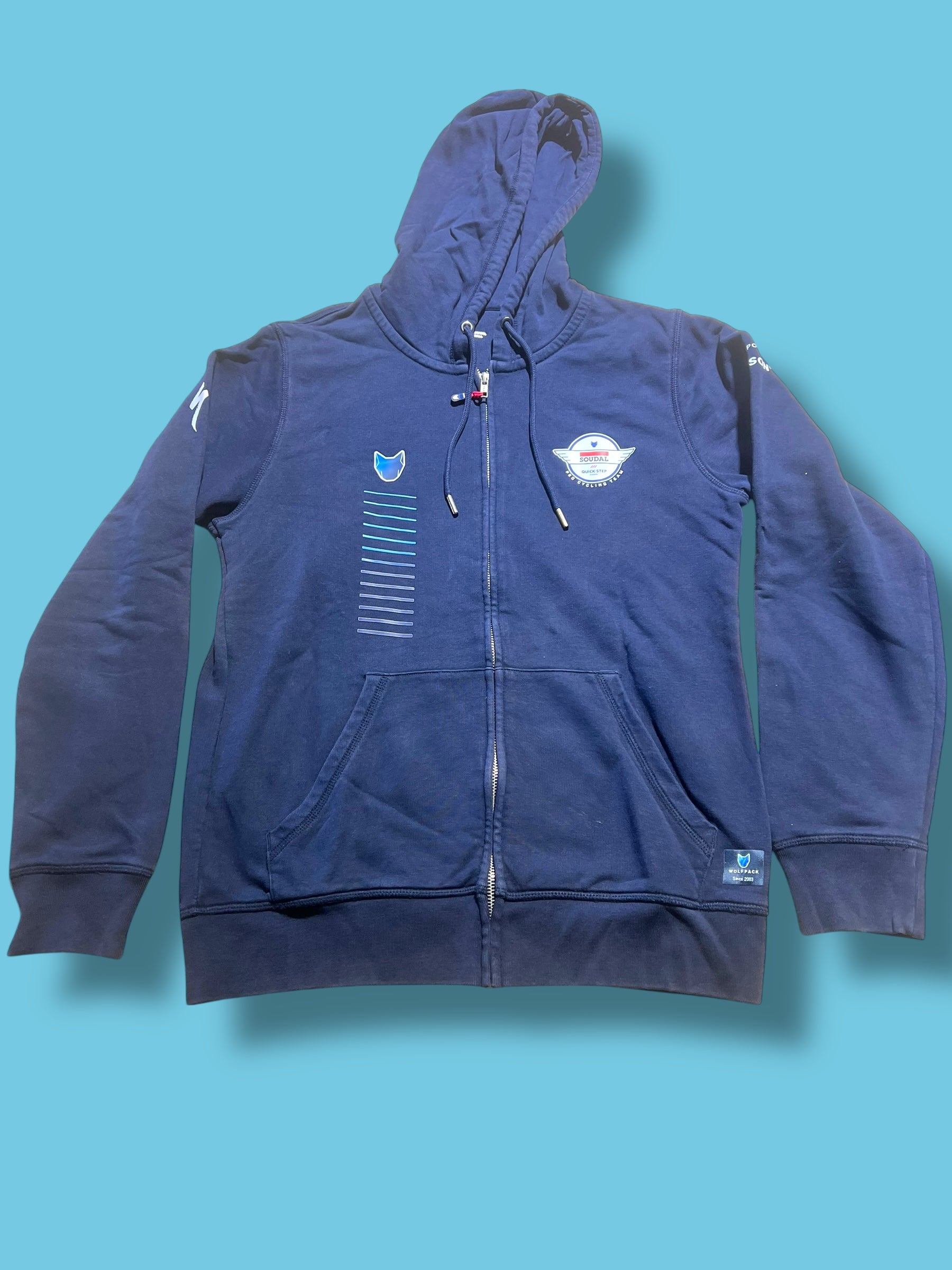 Casual Zipped Hoodie Jumper | Soudal Quick-Step | Pro Cycling Kit (Copy)