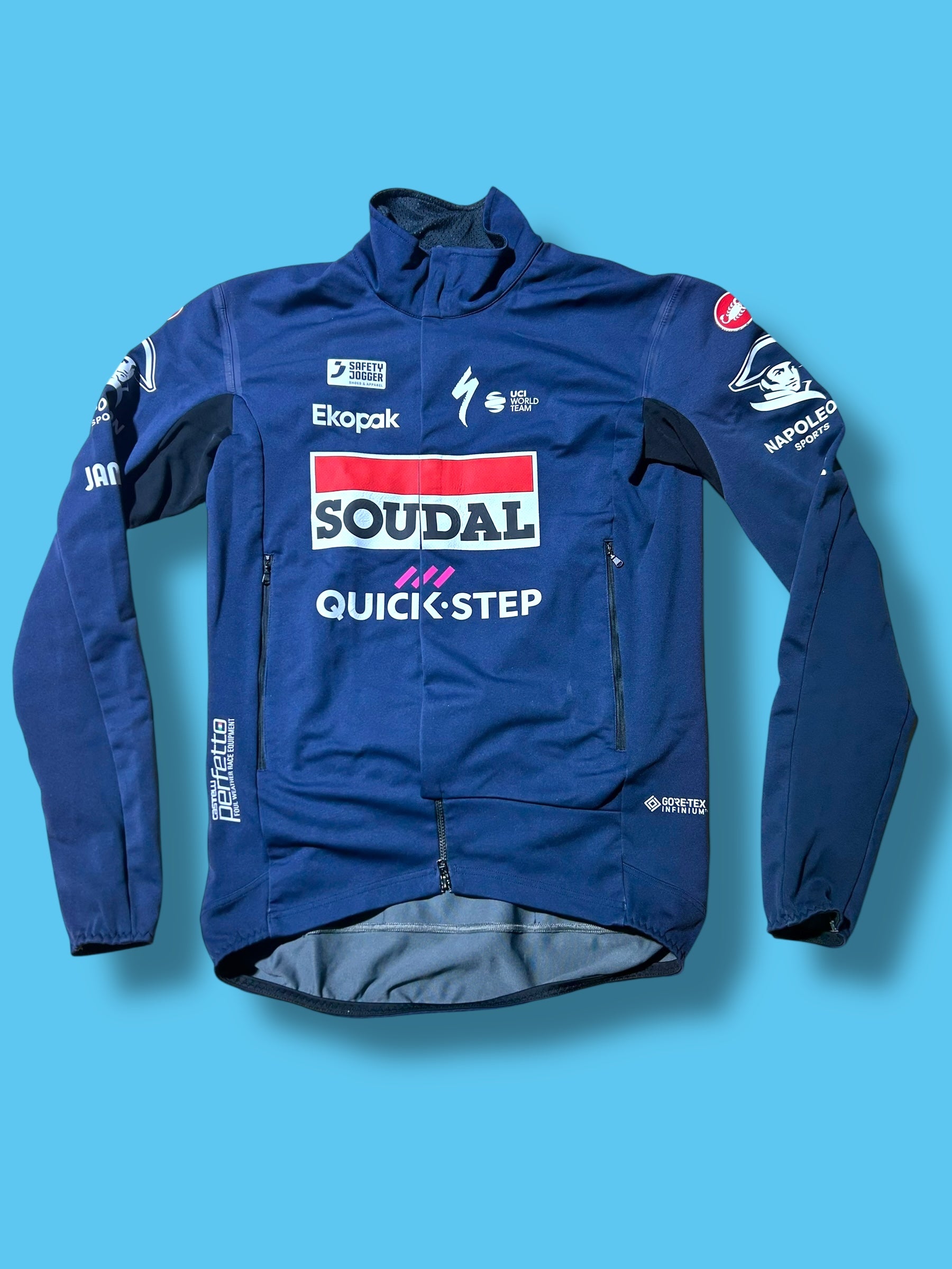 Perfetto RoS 2 Jacket Rain Jersey  Winter Wet Cold   | Castelli |  Soudal Quick-Step| Pro Cycling Kit
