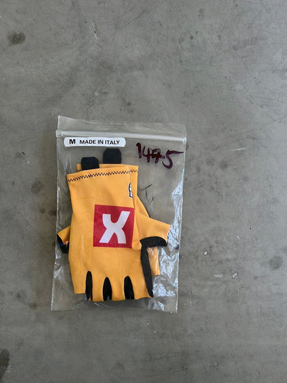 Uno-X | Bioracer Cycling Gloves | Yellow | M | Pro-Issued Team Kit
