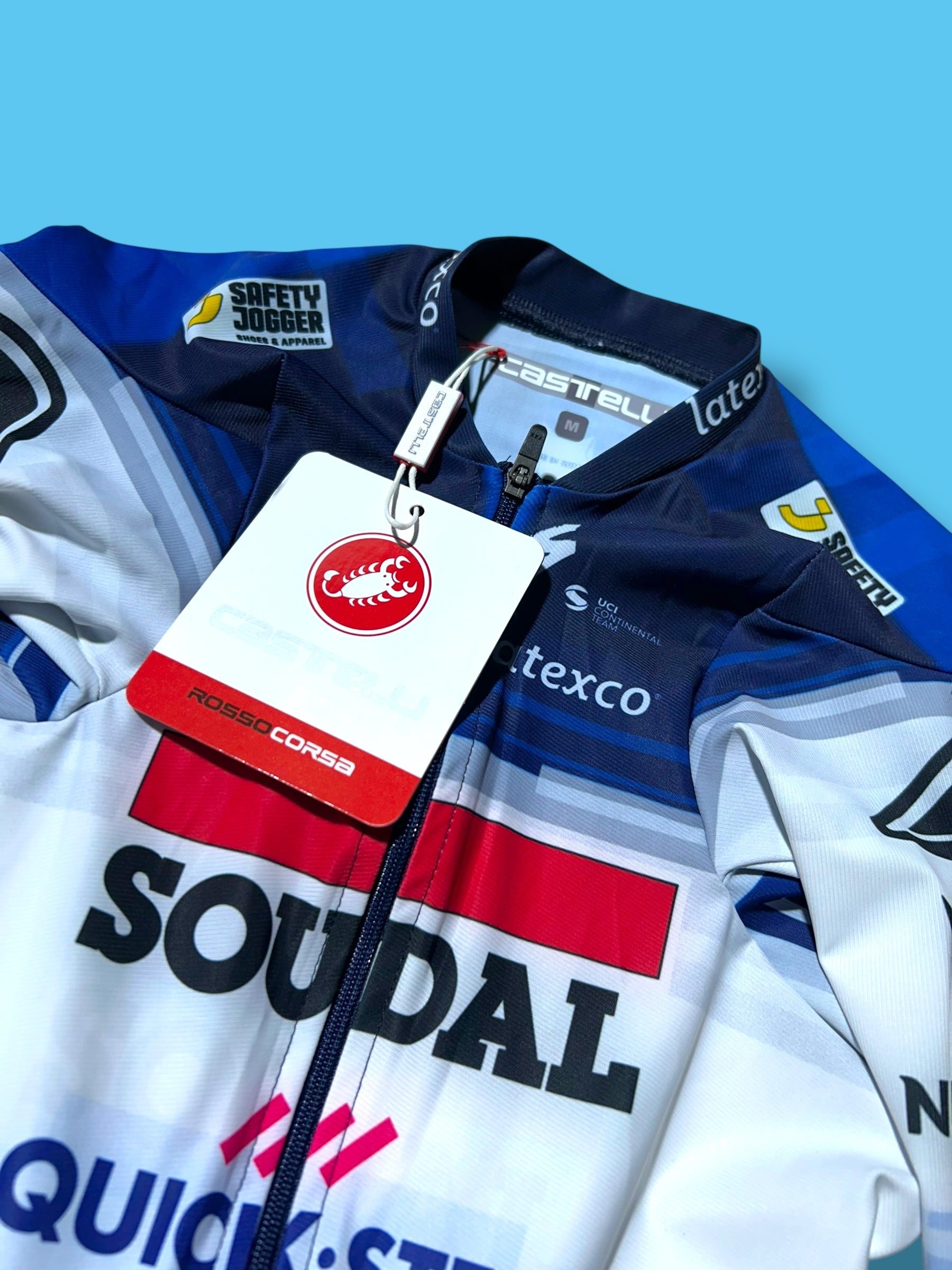 Bodypaint 4.x Speed Suit  TT Suit Time Trial Triathlon Aerosuit  Pro Rider Issued | Castelli |  Soudal Quick-Step Cycling Kit
