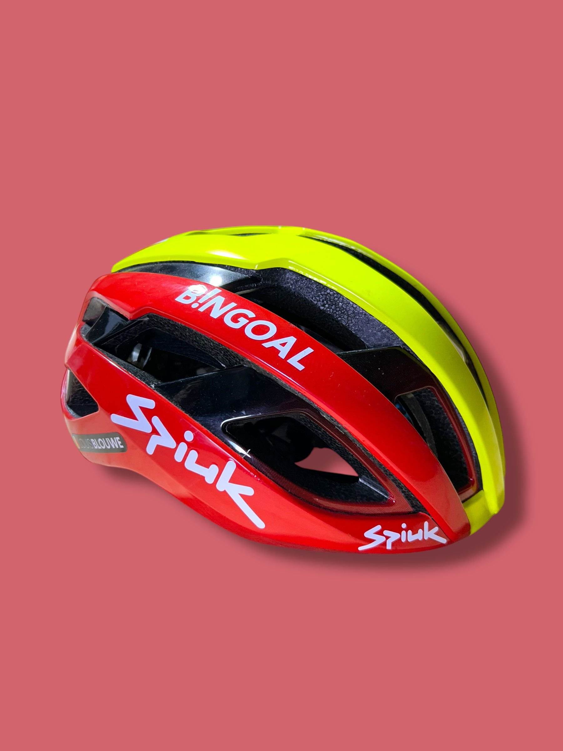 Spiuk Helmet Team Rider Issued| Bingoal Spiuk| Pro Cycling Kit
