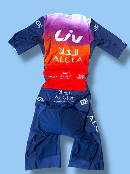 Aerosuit Road Racing Triathlon Roadsuit Womens| Ale |  Jayco Alula| Pro Cycling Kit