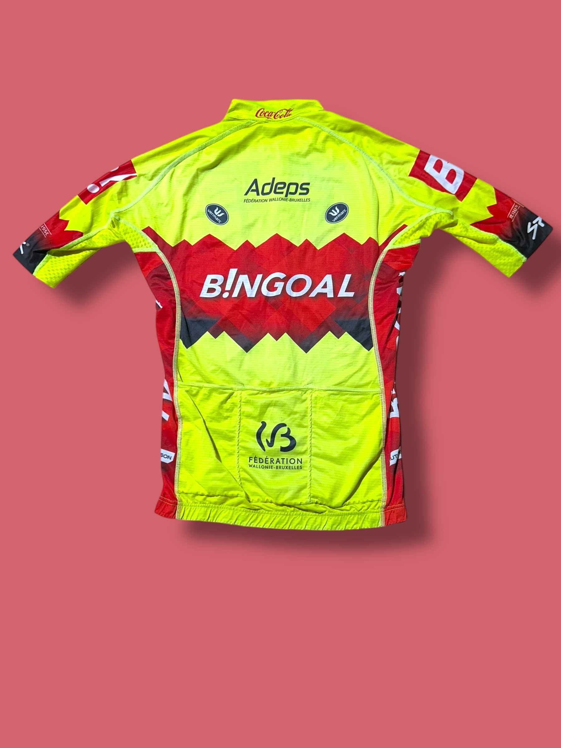 Aero Jersey Team Rider Issued| Bingoal Vermarc| Pro Cycling Kit