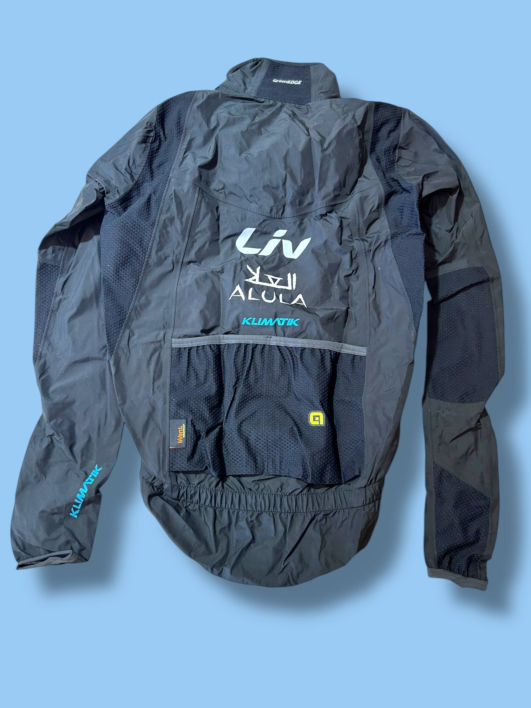 Rain Jacket Winter Waterproof Klimatik Racing Packable Womens| Ale |  Jayco Alula| Pro Cycling Kit