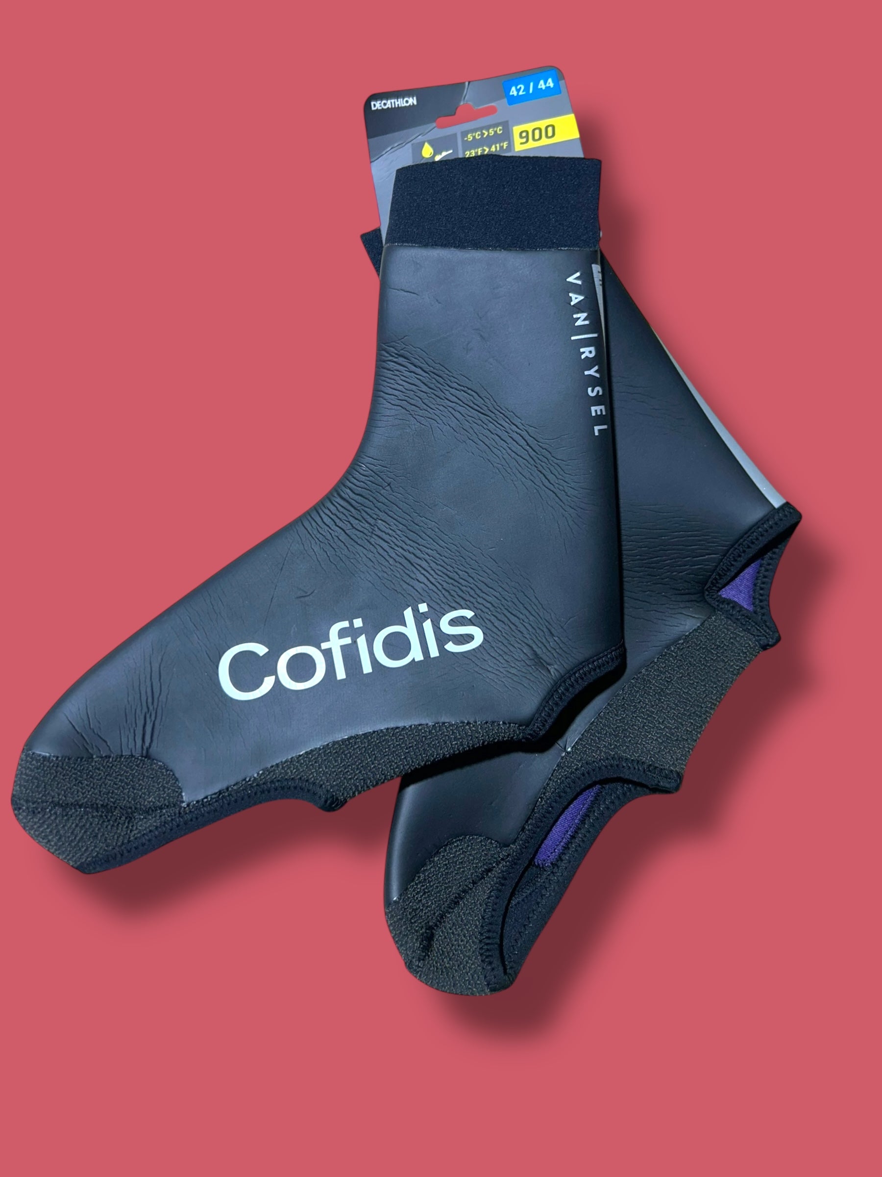 Winter Thermal  Shoe Covers Neoprene |Cofidis| Pro Cycling Kit