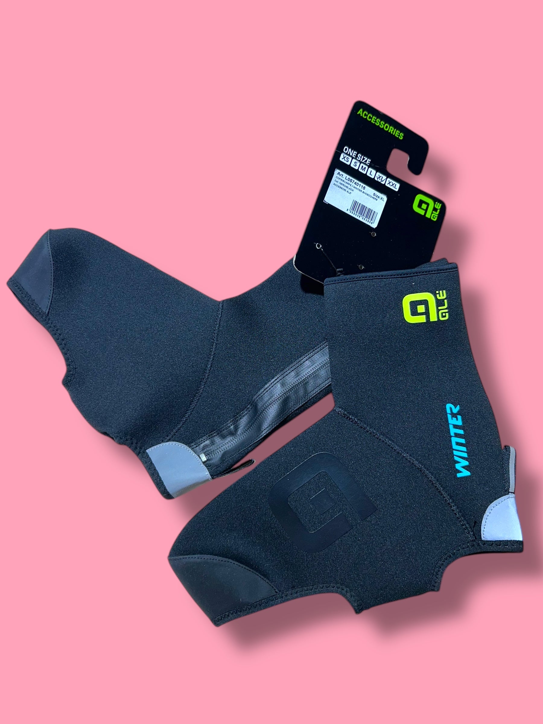 Neoprene Shoe Covers Warmers Race Rider Issued |Hagens Bermans Ale| Pro Cycling Kit