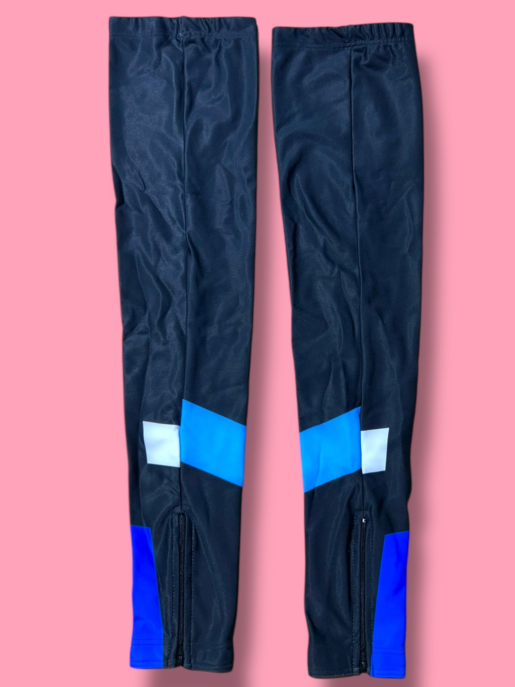 Leg Warmers + Zips Race Rider Issued |Hagens Bermans Ale| Pro Cycling Kit
