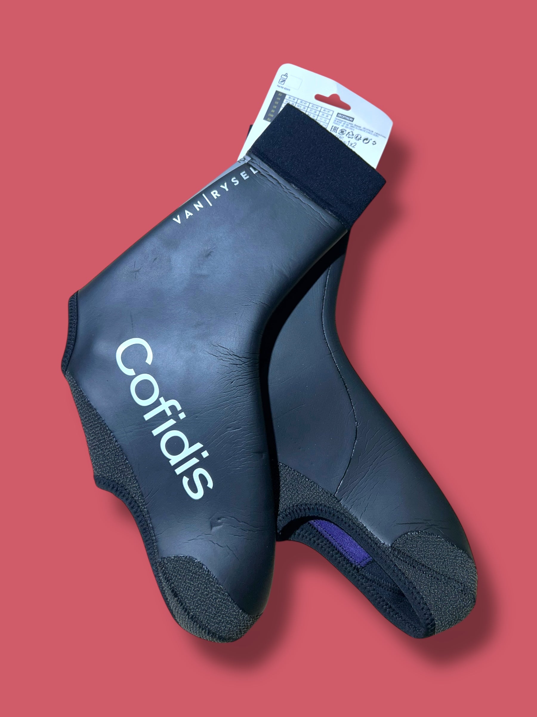 Winter Thermal  Shoe Covers Neoprene |Cofidis| Pro Cycling Kit