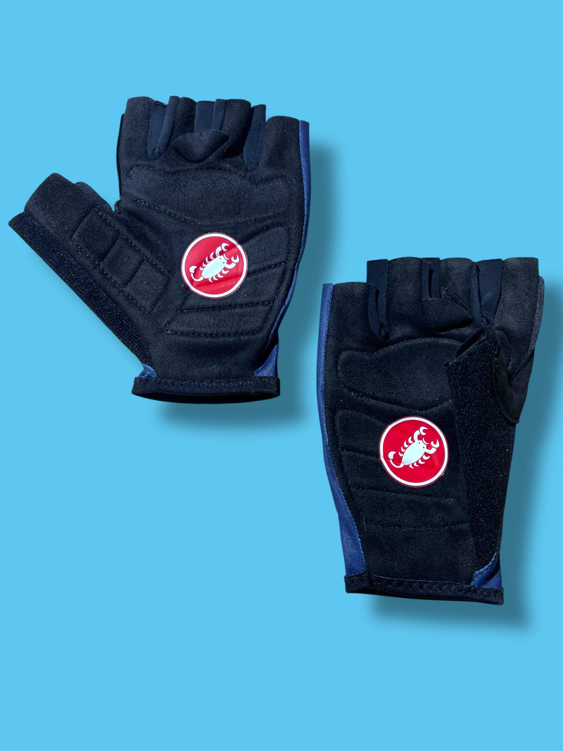 Aero Glove Race Short  Mitts Padded   | Castelli |  Soudal Quick-Step| Pro Cycling Kit