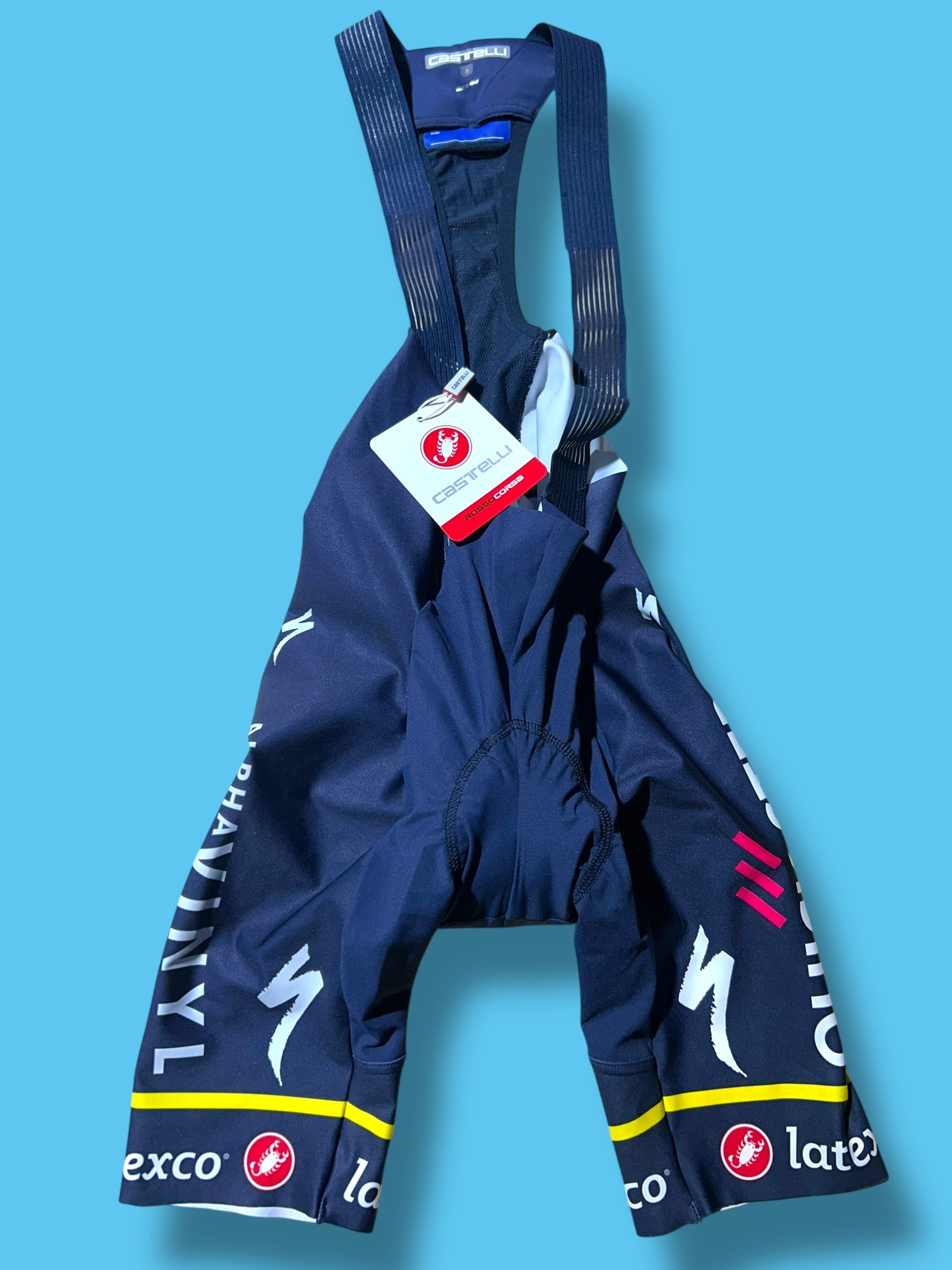 Aero RC Bib Shorts Bibs Tour de France Yellow Jersey  | Castelli |  Soudal Quick-Step| Pro Cycling Kit