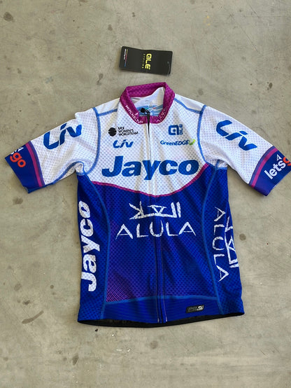 Women's Summer Aero Jersey Short Sleeve | Ale | Jayco Alula Women | Pro-Issued Cycling Kit