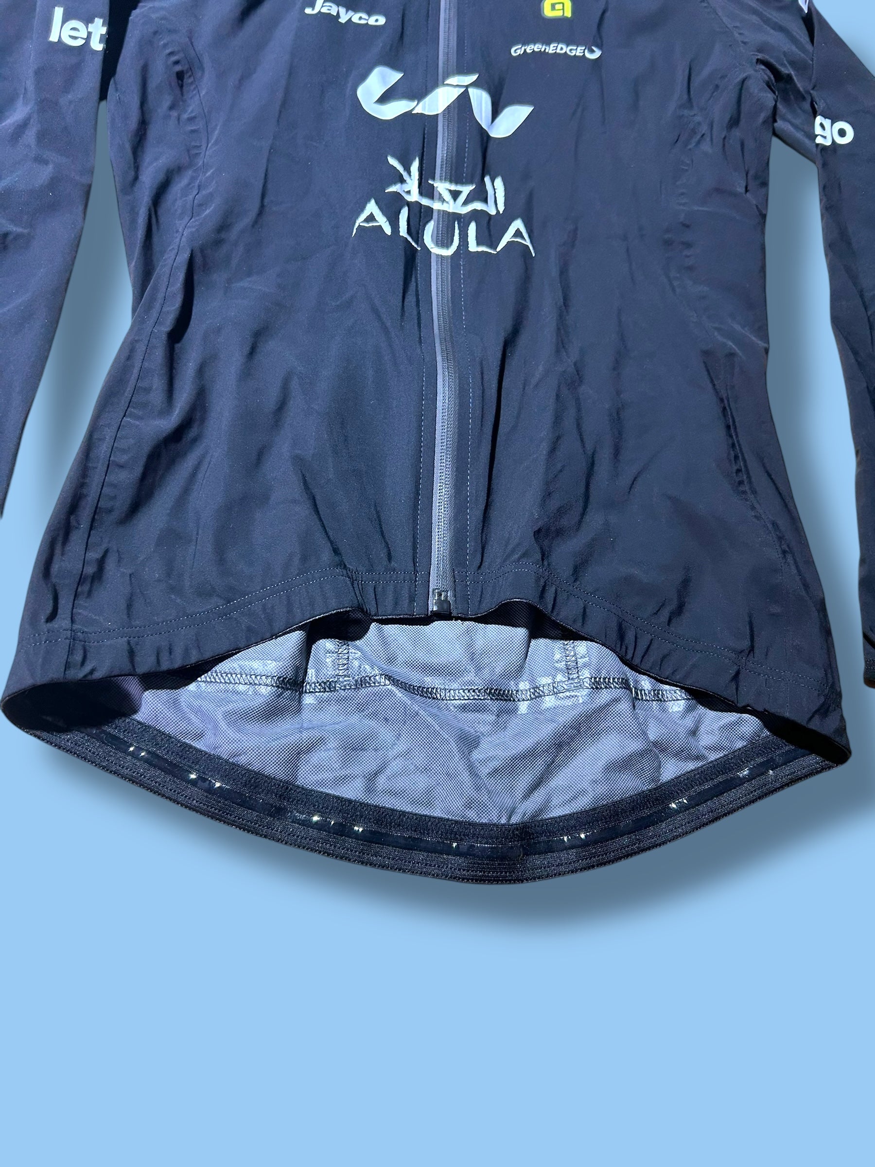 Rain Jersey Winter Waterproof Long Sleeve  Klimatik Racing Packable Womens| Ale |  Jayco Alula| Pro Cycling Kit