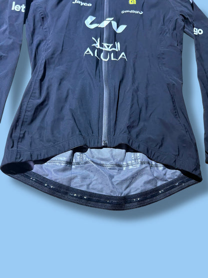 Rain Jersey Winter Waterproof Long Sleeve  Klimatik Racing Packable Womens| Ale |  Jayco Alula| Pro Cycling Kit