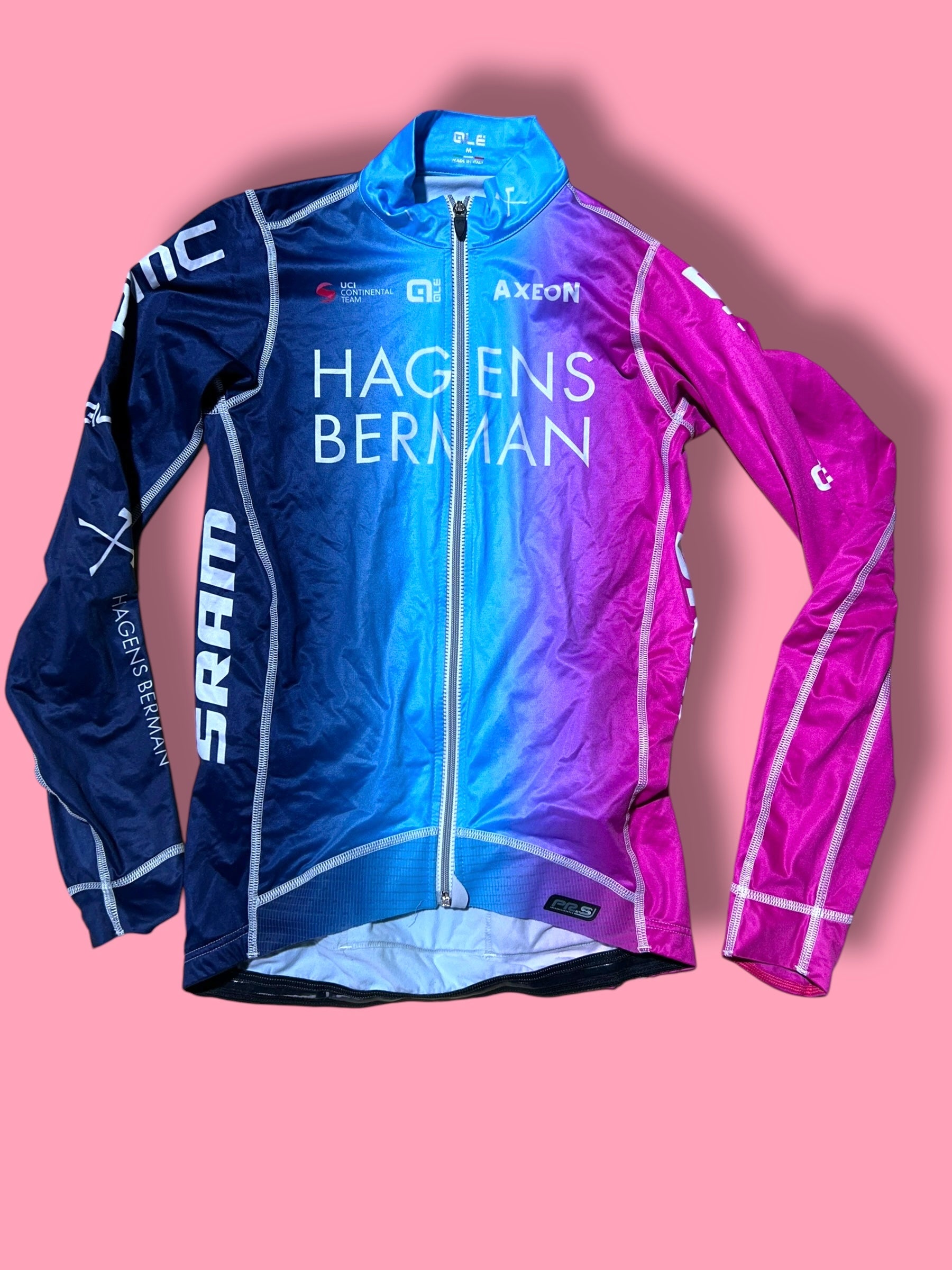 Midweight Jersey, Thermal Bib Shorts, Cap Bundle   Rider Issued |Hagens Bermans Ale| Pro Cycling Kit