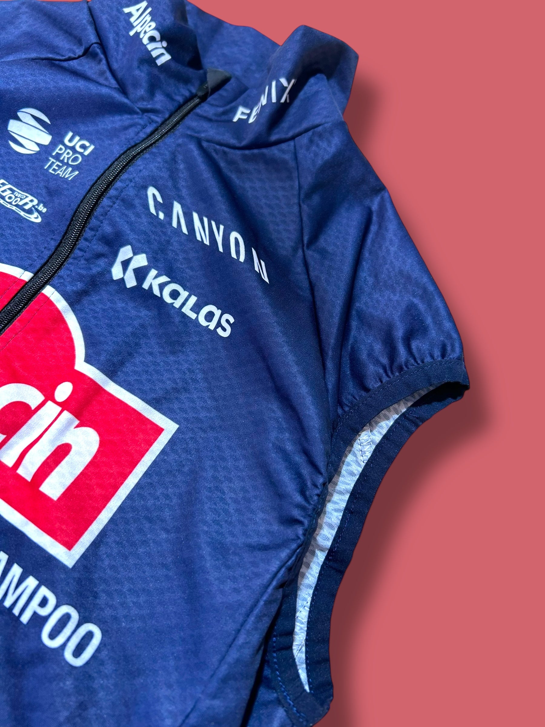 Rain Vest + Pockets| Alpecin Deceuninck Kalas| Pro Cycling Kit