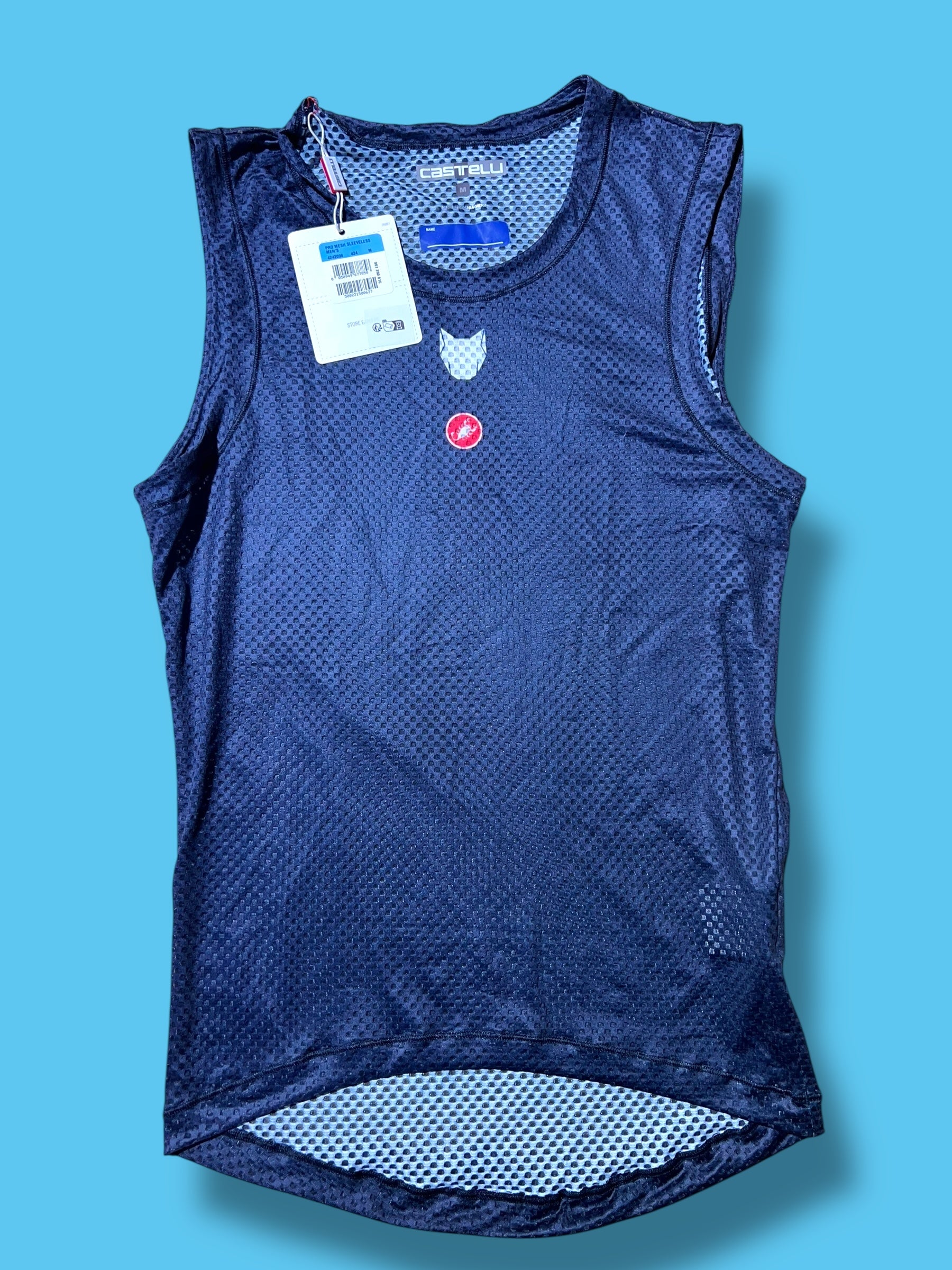 Base Layer Pro Mesh  Sleeveless Gilet Race Winter Packable Fast!  | Castelli |  Soudal Quick-Step| Pro Cycling Kit