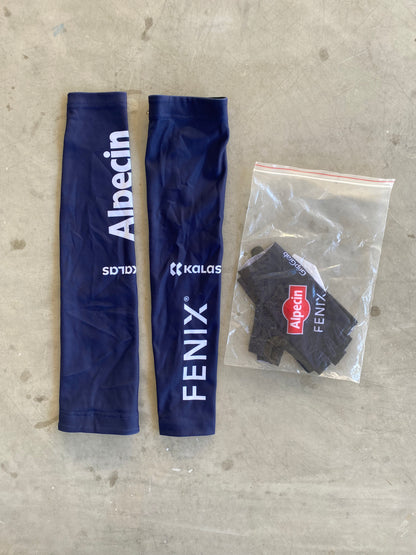 Alpecin Fenix Women | Kalas Kit Bundle - Short Sleeve Light Jersey, Bibs, etc | S/M | Rider-Issued Pro Team Kit