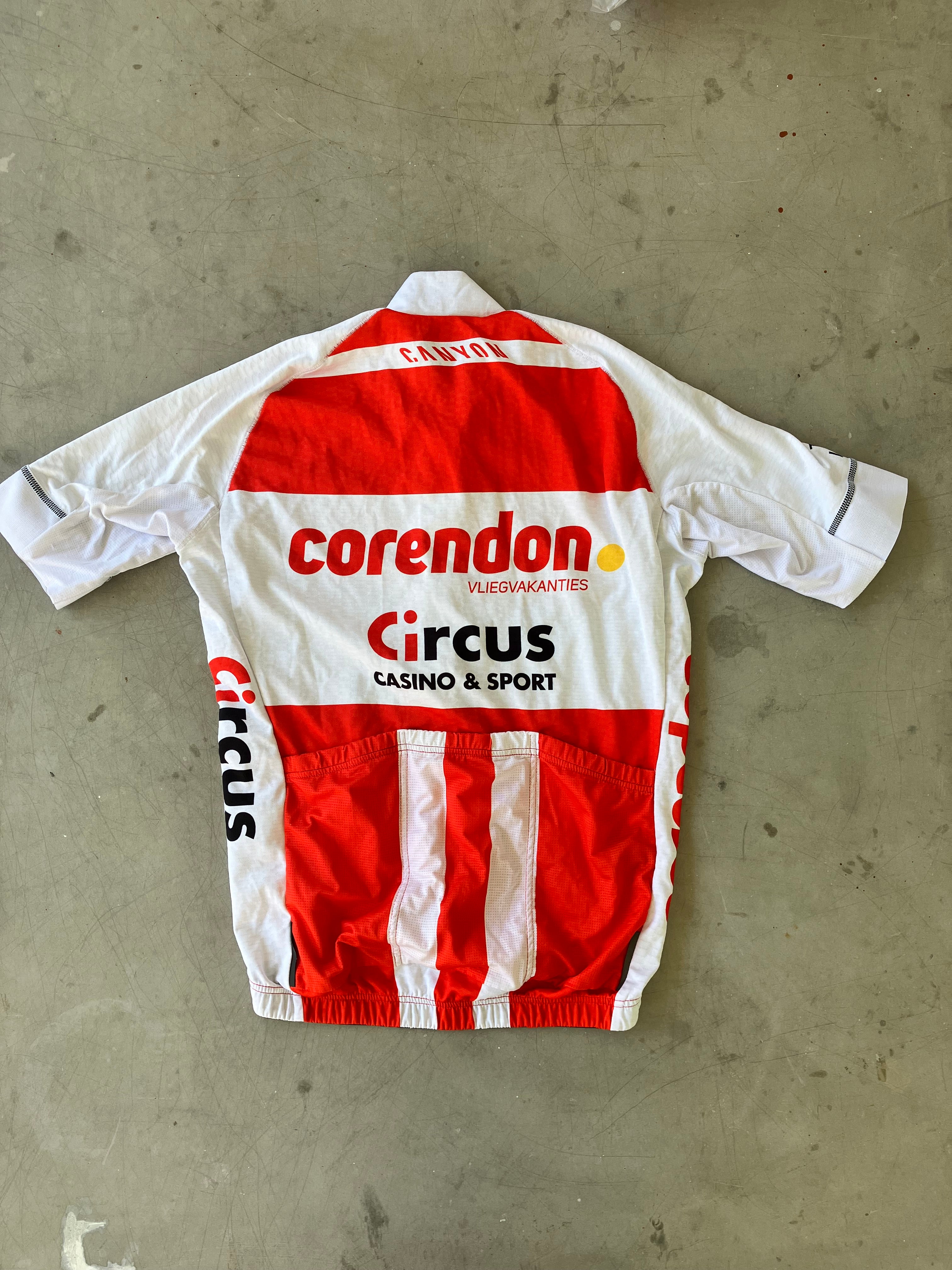 Corendon Circus | Kalas Short Sleeve Jersey | White | XS | Rider-Issued Pro Team Kit